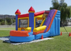 6 in 1 castle combo wet or dry nowm 0 1688828058 6 in 1 Classic Castle Combo Water Slide with pool