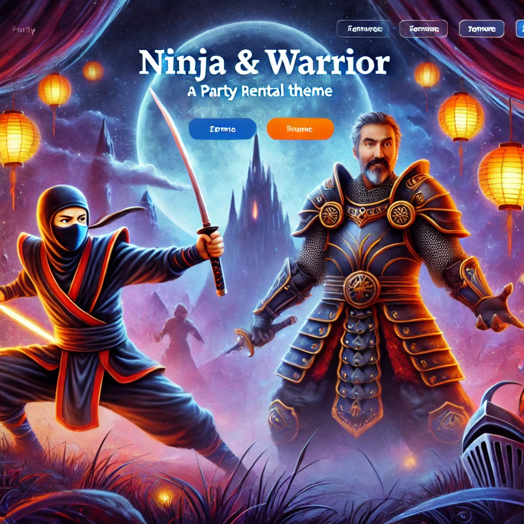 Ninja and Worrier 1 Party Themes