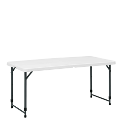 4' kids size Folding Table Off-White