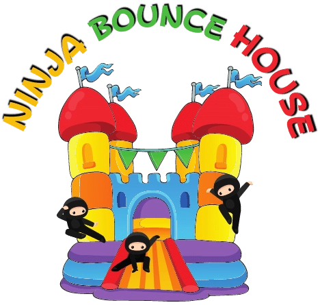 cropped Ninja Bounce House transparent background Deals