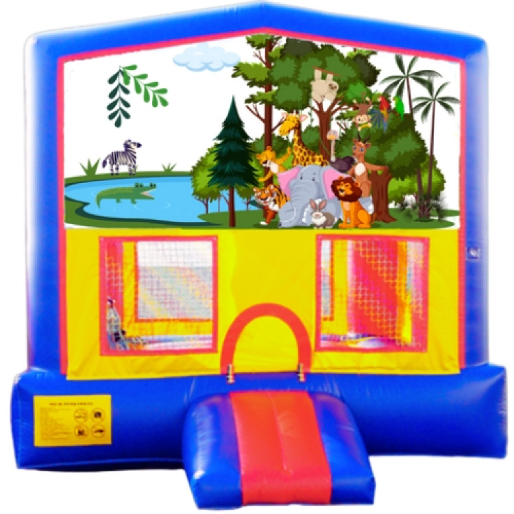 Animals and Zoo Theme Classic Bounce House