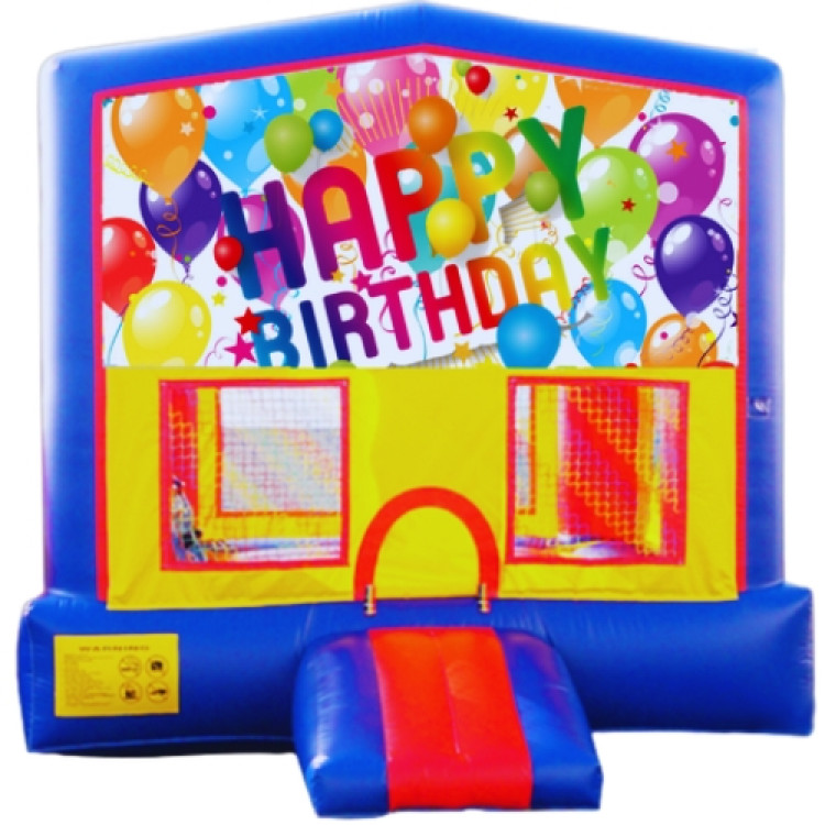 Happy Birthday Theme Classic Bounce House